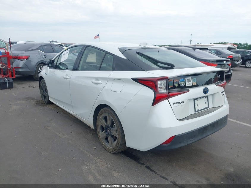 2021 Toyota Prius VIN JTDKAMFU4M3128401 IAAI salvage auction — RIGHT FRONT, Salvage (North Carolina), sold $5,750 on 2026-07-22 (photo 3)