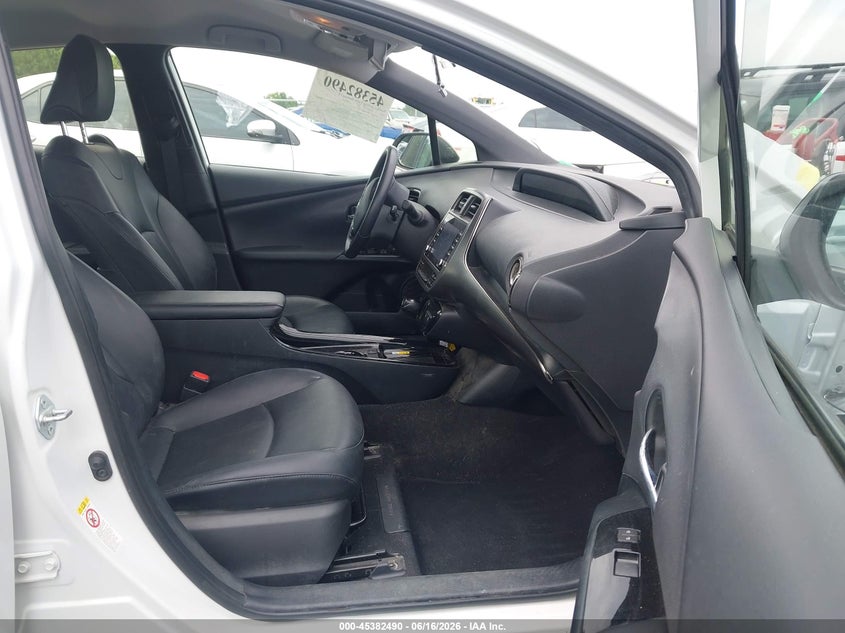 2021 Toyota Prius VIN JTDKAMFU4M3128401 IAAI salvage auction — RIGHT FRONT, Salvage (North Carolina), sold $5,750 on 2026-07-22 (photo 5)