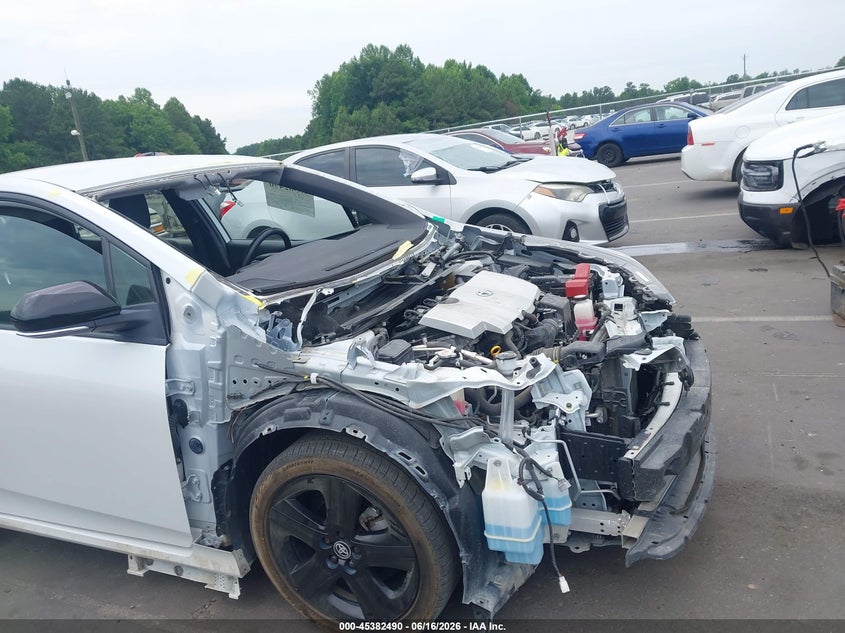 2021 Toyota Prius VIN JTDKAMFU4M3128401 IAAI salvage auction — RIGHT FRONT, Salvage (North Carolina), sold $5,750 on 2026-07-22 (photo 6)