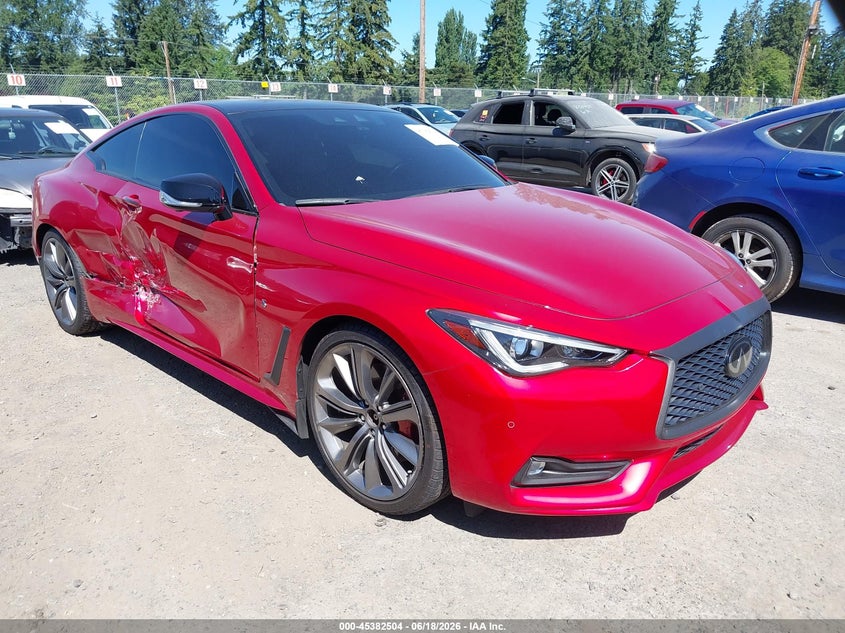 2020 Infiniti Q60 VIN JN1FV7EL0LM460038 — IAAI salvage auction photo