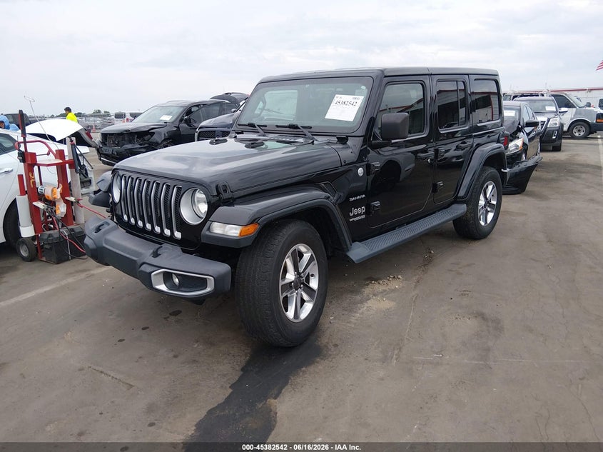 2021 Jeep Wrangler / VIN 1C4HJXEG8MW550418 IAAI salvage auction — FRONT END, Salvage (North Carolina), sold $7,000 on 2026-07-31 (photo 2)