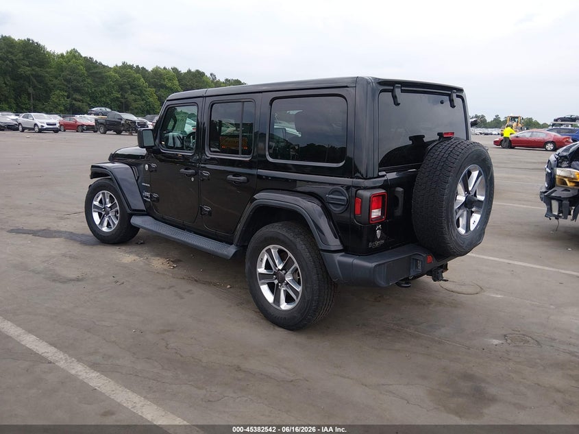 2021 Jeep Wrangler / VIN 1C4HJXEG8MW550418 IAAI salvage auction — FRONT END, Salvage (North Carolina), sold $7,000 on 2026-07-31 (photo 3)