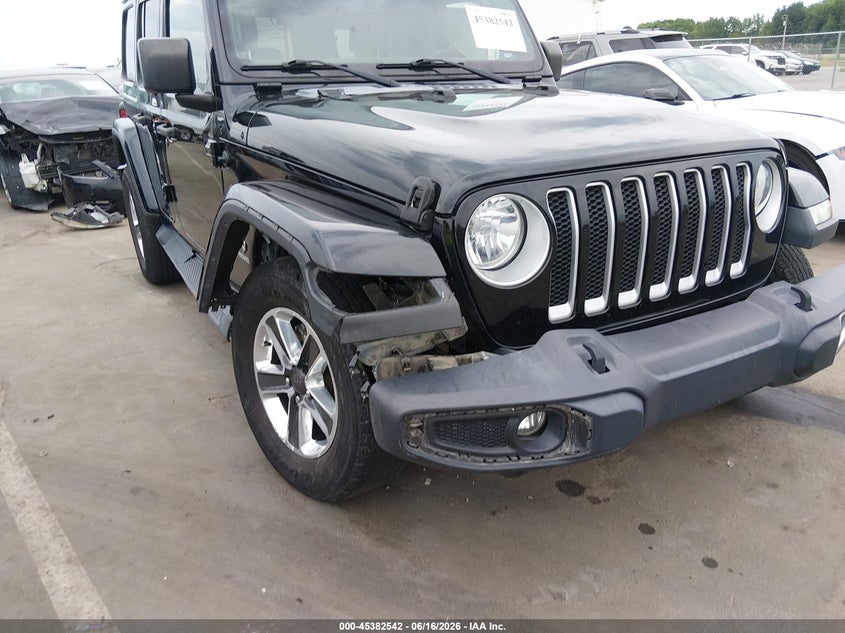 2021 Jeep Wrangler / VIN 1C4HJXEG8MW550418 IAAI salvage auction — FRONT END, Salvage (North Carolina), sold $7,000 on 2026-07-31 (photo 6)