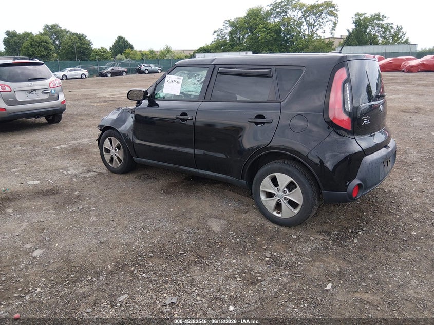 2014 Kia Soul VIN KNDJN2A23E7741890 IAAI salvage auction — FRONT END, Salvage (Pennsylvania), sold $225 on 2026-07-31 (photo 3)