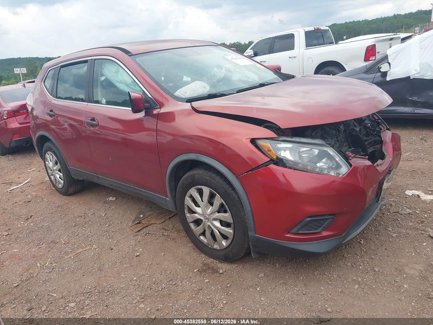 2016 Nissan Rogue VIN JN8AT2MT2GW017969 IAAI salvage auction — FRONT END, Salvage (Alabama), sold $750 on 2026-07-29 (photo 1)