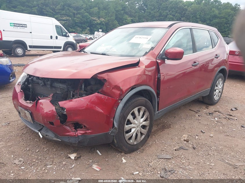 2016 Nissan Rogue VIN JN8AT2MT2GW017969 IAAI salvage auction — FRONT END, Salvage (Alabama), sold $750 on 2026-07-29 (photo 2)