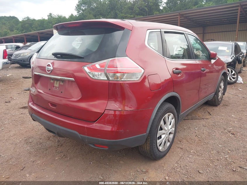 2016 Nissan Rogue VIN JN8AT2MT2GW017969 IAAI salvage auction — FRONT END, Salvage (Alabama), sold $750 on 2026-07-29 (photo 4)