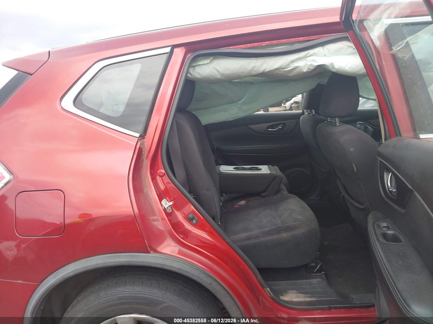 2016 Nissan Rogue VIN JN8AT2MT2GW017969 IAAI salvage auction — FRONT END, Salvage (Alabama), sold $750 on 2026-07-29 (photo 8)