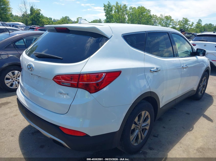 2016 Hyundai Santa fe VIN 5XYZT3LB8GG369786 IAAI salvage auction — HAIL, Salvage (Ohio), sold $2,625 on 2026-07-28 (photo 4)
