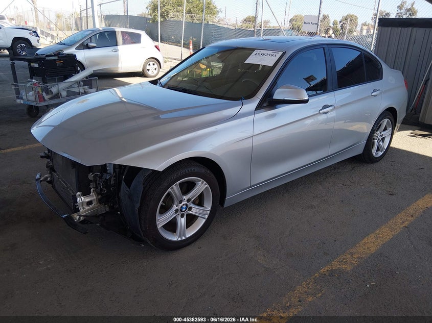 2015 BMW 3er VIN WBA3A5C56FF609644 IAAI salvage auction — FRONT END, Salvage (California), sold $1,100 on 2026-07-08 (photo 2)