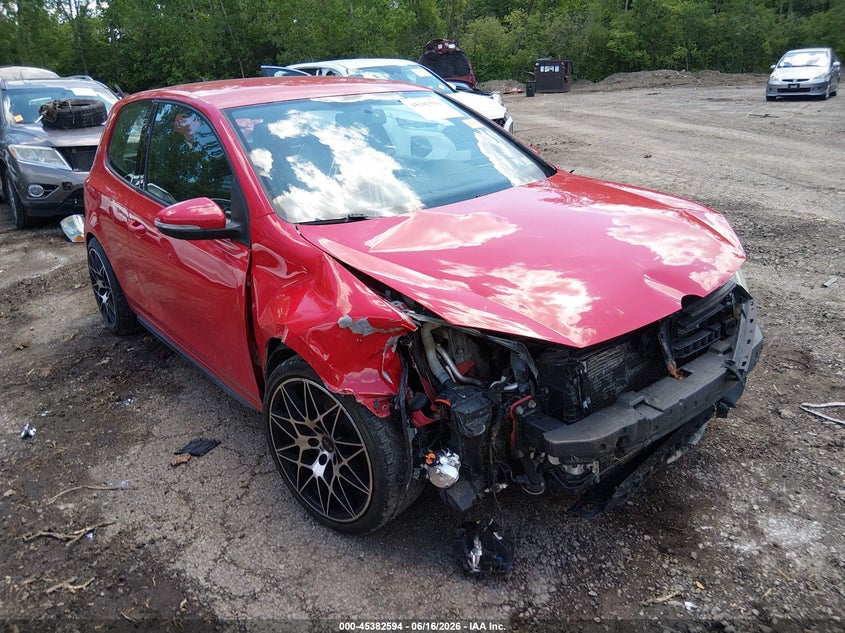 2012 Volkswagen Gti VIN WVWEV7AJ8CW259313 IAAI salvage auction — FRONT END, Salvage (Ohio), sold $600 on 2026-07-07 (photo 1)
