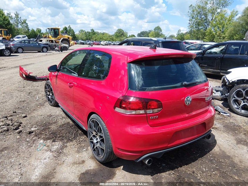 2012 Volkswagen Gti VIN WVWEV7AJ8CW259313 IAAI salvage auction — FRONT END, Salvage (Ohio), sold $600 on 2026-07-07 (photo 3)