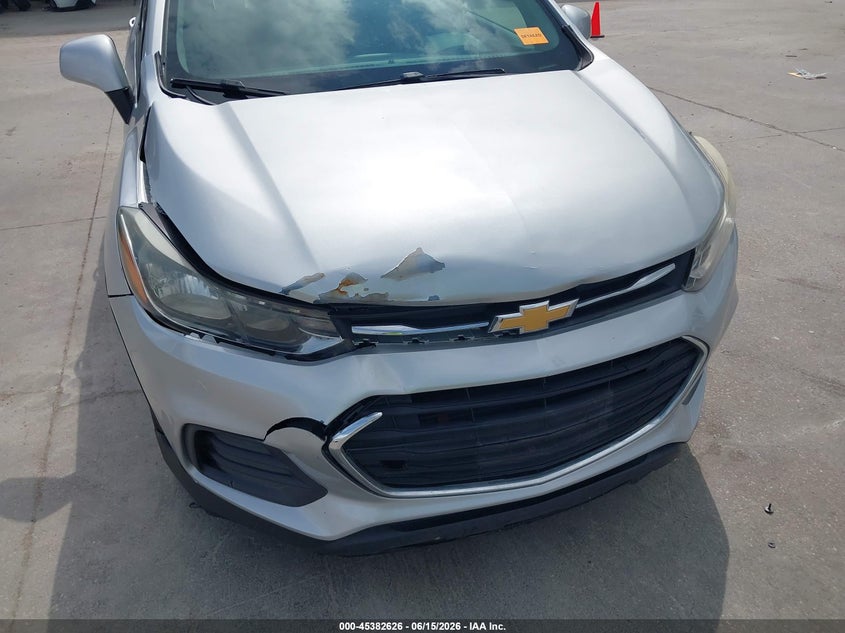2018 Chevrolet Trax VIN KL7CJKSBXJB555917 IAAI salvage auction — FRONT & REAR, Salvage (Texas), sold $1,650 on 2026-07-08 (photo 6)