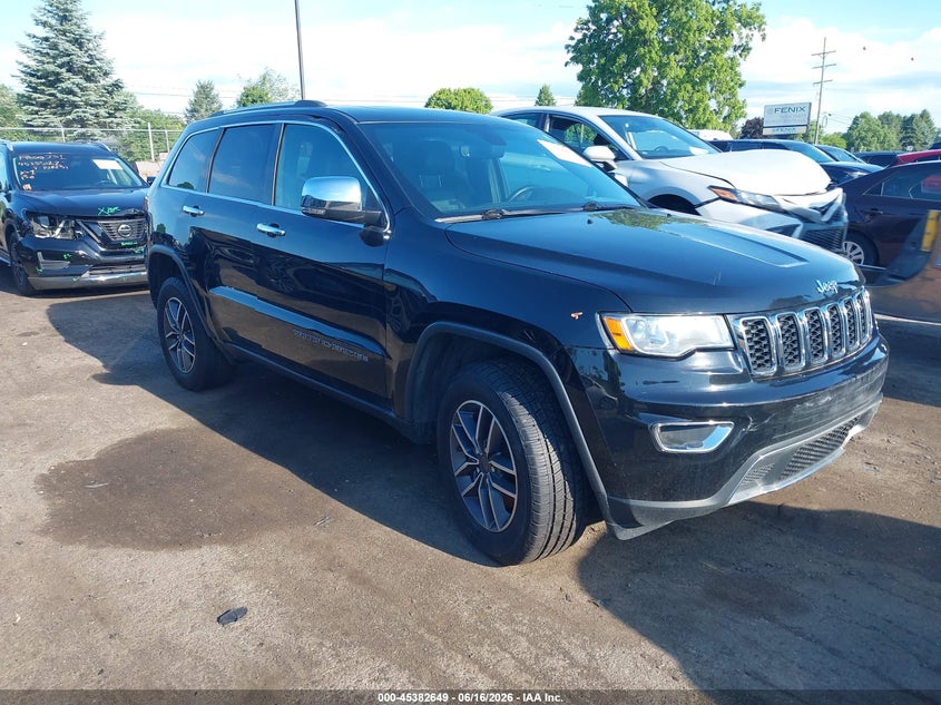 2021 Jeep Grand cherokee VIN 1C4RJFBG6MC807953 IAAI salvage auction — THEFT, Salvage Title, sold $13,500 on 2026-08-14 (photo 1)