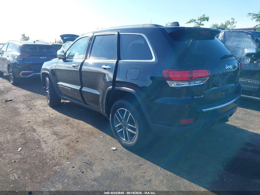 2021 Jeep Grand cherokee VIN 1C4RJFBG6MC807953 IAAI salvage auction — THEFT, Salvage Title, sold $13,500 on 2026-08-14 (photo 3)