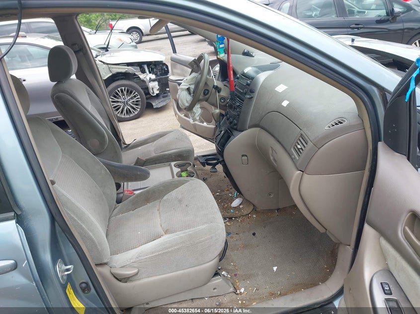 2006 Toyota Sienna VIN 5TDZA23C66S395328 IAAI salvage auction — FRONT END, Salvage - Greater Than 75% (Maryland), sold $525 on 2026-07-07 (photo 5)