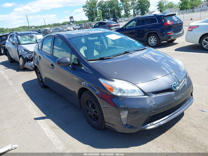 2012 Toyota Prius VIN JTDKN3DU0C1548488 IAAI salvage auction — REAR END, Salvage (New Jersey), sold $550 on 2026-07-30 (photo 1)