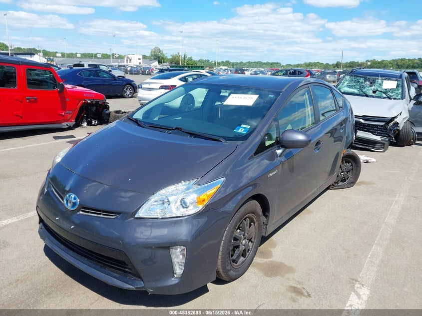 2012 Toyota Prius VIN JTDKN3DU0C1548488 IAAI salvage auction — REAR END, Salvage (New Jersey), sold $550 on 2026-07-30 (photo 2)
