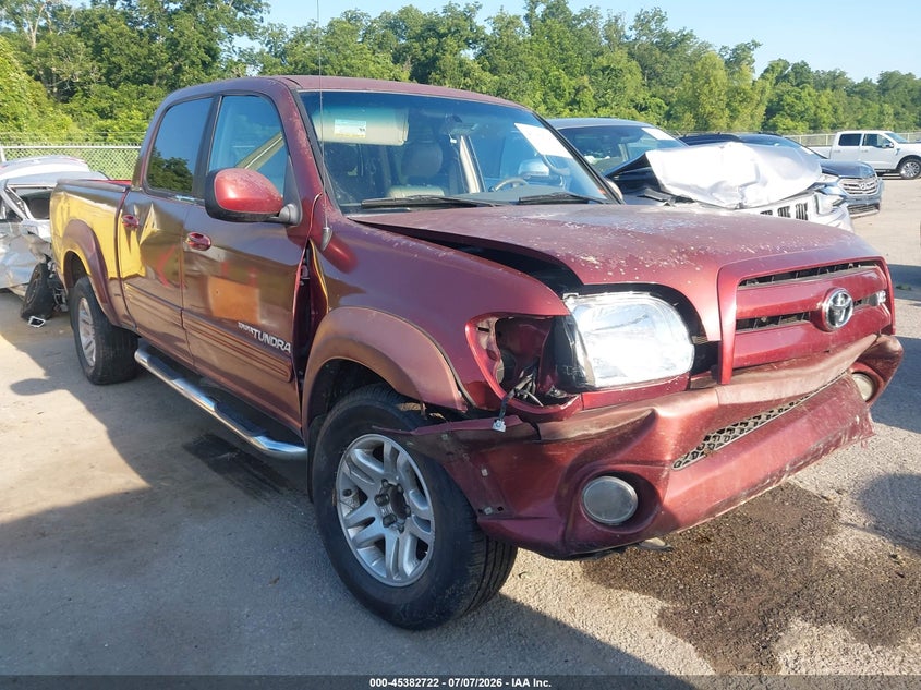2006 Toyota Tundra VIN 5TBET38196S511202 IAAI salvage auction — FRONT END, Salvage (Louisiana), sold $1,400 on 2026-08-02 (photo 1)