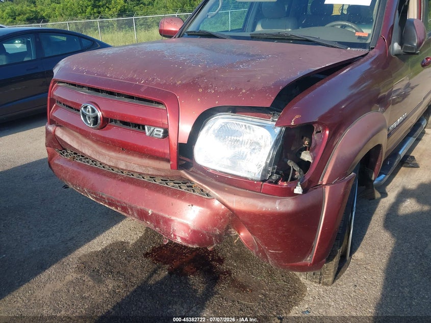 2006 Toyota Tundra VIN 5TBET38196S511202 IAAI salvage auction — FRONT END, Salvage (Louisiana), sold $1,400 on 2026-08-02 (photo 6)
