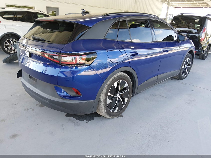 2021 Volkswagen Id.4 VIN WVGTMPE2XMP047081 IAAI salvage auction — LEFT REAR, Salvage Title, sold $8,250 on 2026-07-16 (photo 4)