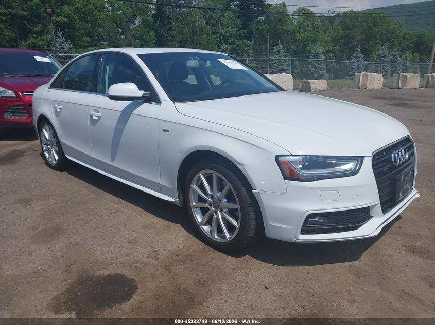 2015 Audi A4 VIN WAUFFAFL7FN011652 IAAI salvage auction — NORMAL WEAR, Clear (New Jersey), sold $3,075 on 2026-07-09 (photo 1)