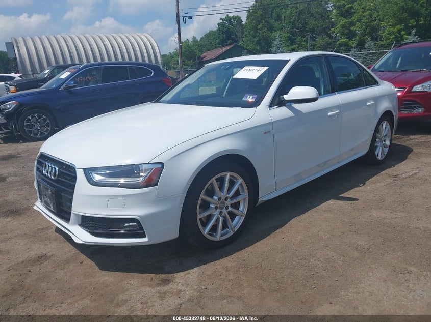 2015 Audi A4 VIN WAUFFAFL7FN011652 IAAI salvage auction — NORMAL WEAR, Clear (New Jersey), sold $3,075 on 2026-07-09 (photo 2)
