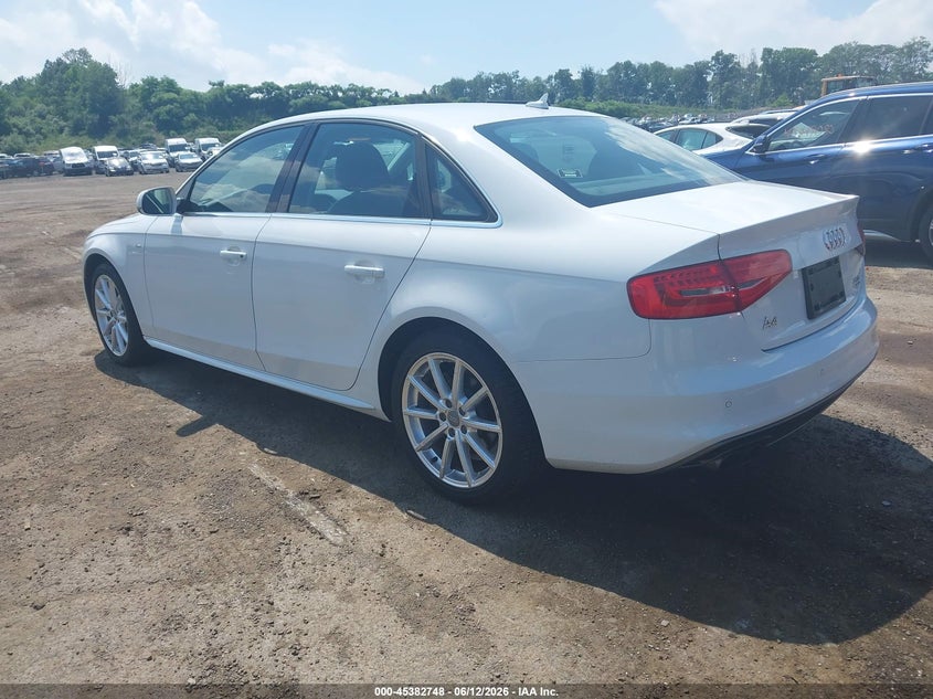 2015 Audi A4 VIN WAUFFAFL7FN011652 IAAI salvage auction — NORMAL WEAR, Clear (New Jersey), sold $3,075 on 2026-07-09 (photo 3)