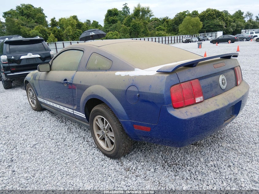 2005 Ford Mustang VIN 1ZVFT80N055130282 IAAI salvage auction — REAR END, Clear (Alabama), sold $300 on 2026-07-09 (photo 3)
