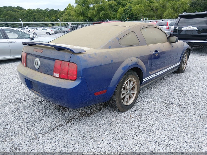 2005 Ford Mustang VIN 1ZVFT80N055130282 IAAI salvage auction — REAR END, Clear (Alabama), sold $300 on 2026-07-09 (photo 4)
