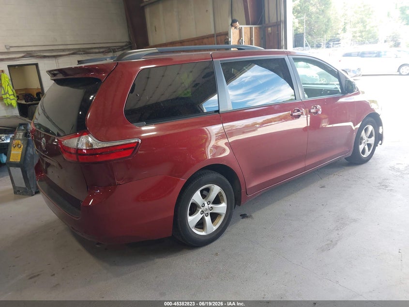 2016 Toyota Sienna VIN 5TDKK3DC9GS724608 IAAI salvage auction — LEFT SIDE, Mv-907A (New York), sold $825 on 2026-07-08 (photo 4)