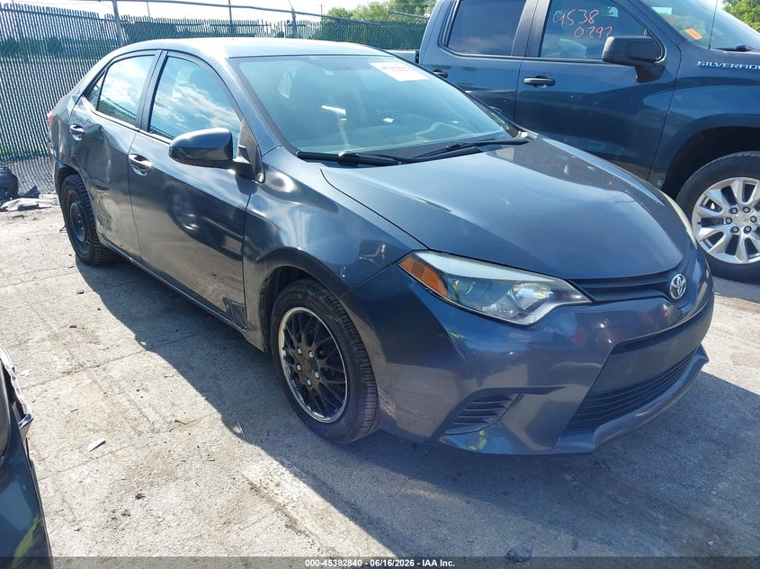 2016 Toyota Corolla VIN 5YFBURHE8GP394204 IAAI salvage auction — RIGHT SIDE, Salvage (Ohio), sold $1,950 on 2026-07-07 (photo 1)