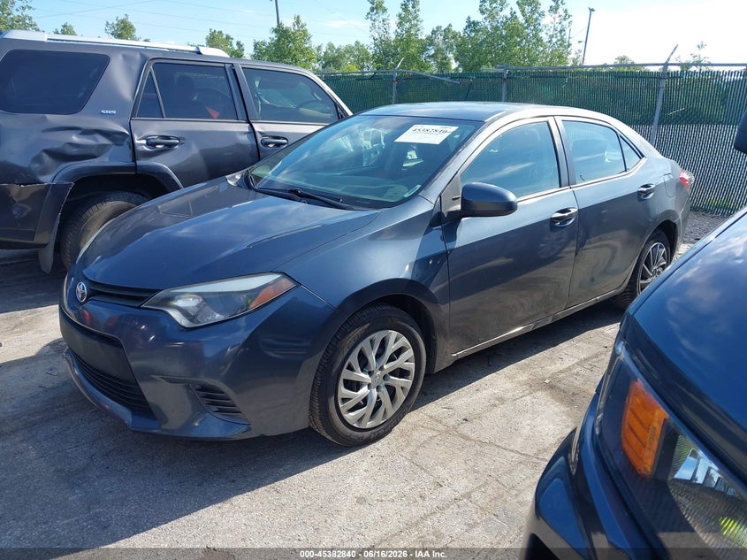 2016 Toyota Corolla VIN 5YFBURHE8GP394204 IAAI salvage auction — RIGHT SIDE, Salvage (Ohio), sold $1,950 on 2026-07-07 (photo 2)