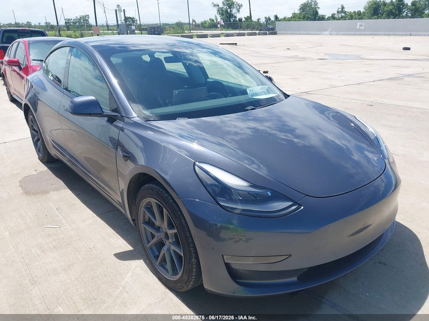 2021 Tesla Model 3 VIN 5YJ3E1EA8MF866882 IAAI salvage auction — FRONT END, Clear (Massachusetts), sold $5,775 on 2026-07-10 (photo 1)
