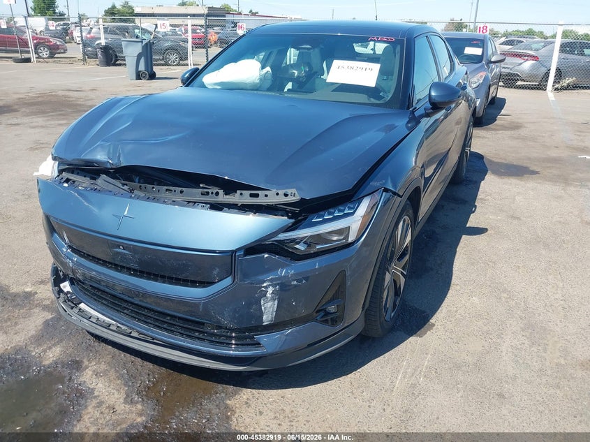 2024 Polestar 2 VIN YSMFE3KA2RL231484 IAAI salvage auction — FRONT END, Salvage (California), sold $6,900 on 2026-07-16 (photo 2)