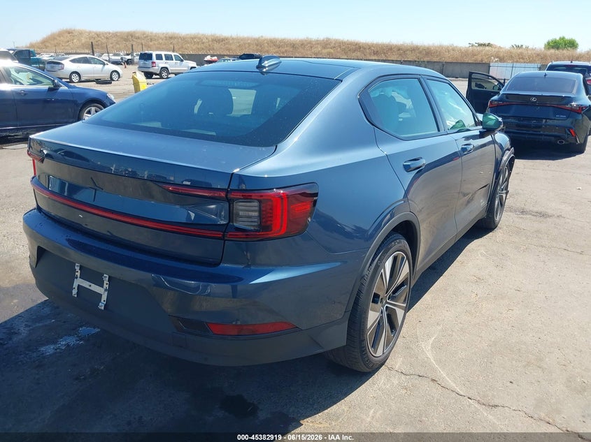 2024 Polestar 2 VIN YSMFE3KA2RL231484 IAAI salvage auction — FRONT END, Salvage (California), sold $6,900 on 2026-07-16 (photo 4)