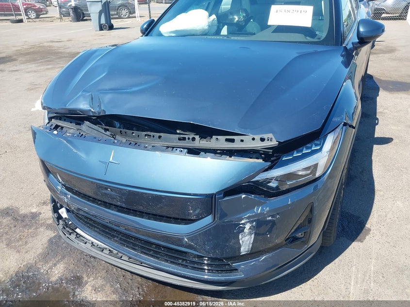 2024 Polestar 2 VIN YSMFE3KA2RL231484 IAAI salvage auction — FRONT END, Salvage (California), sold $6,900 on 2026-07-16 (photo 6)