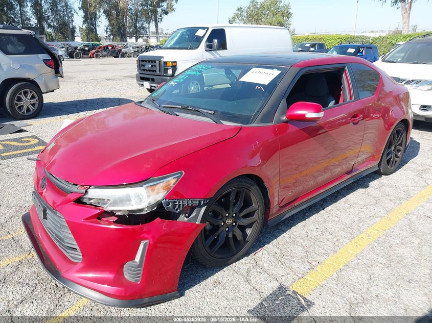 2016 Scion Tc VIN JTKJF5C77GJ025497 IAAI salvage auction — FRONT END, Salvage (California), sold $1,350 on 2026-07-07 (photo 2)