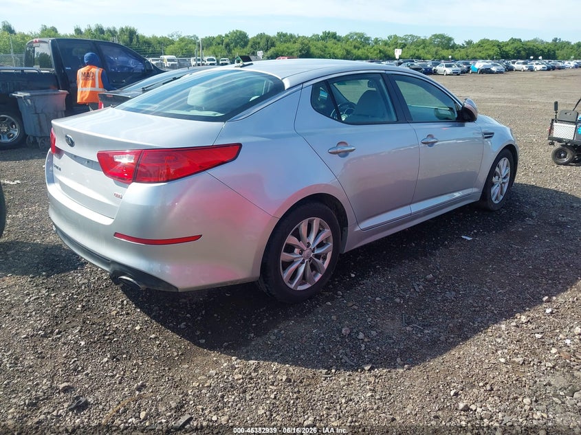 2014 Kia Optima VIN 5XXGM4A7XEG326593 IAAI salvage auction — THEFT, Salvage (Ohio), sold $1,175 on 2026-07-08 (photo 4)
