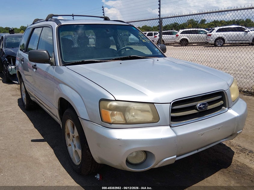 2003 Subaru Forester VIN JF1SG65663H760773 IAAI salvage auction — NORMAL WEAR, Clear (Louisiana), sold $275 on 2026-07-13 (photo 1)