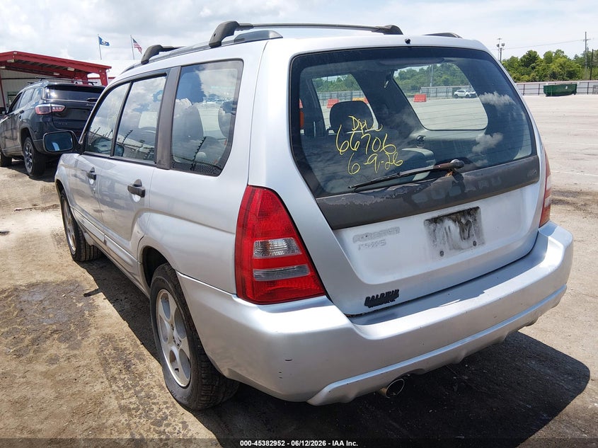 2003 Subaru Forester VIN JF1SG65663H760773 IAAI salvage auction — NORMAL WEAR, Clear (Louisiana), sold $275 on 2026-07-13 (photo 3)