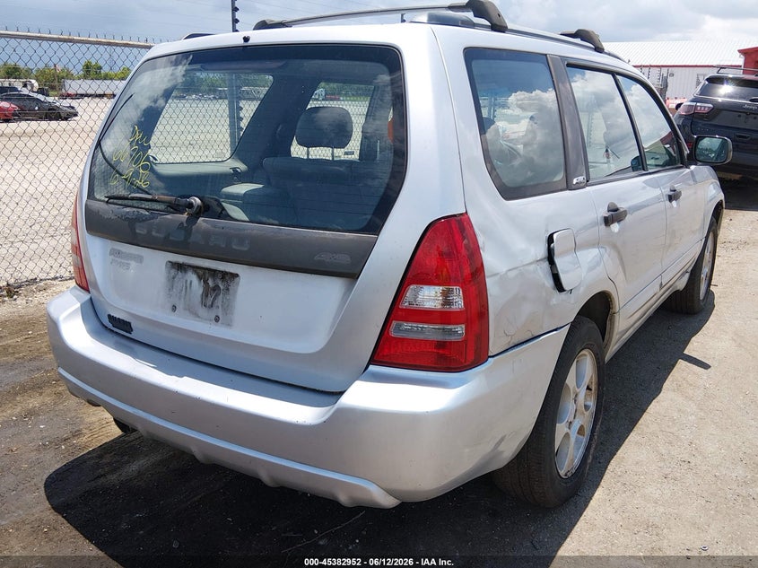 2003 Subaru Forester VIN JF1SG65663H760773 IAAI salvage auction — NORMAL WEAR, Clear (Louisiana), sold $275 on 2026-07-13 (photo 4)