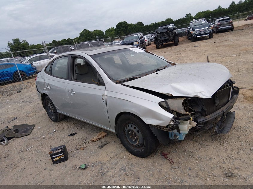 2008 Hyundai Elantra VIN KMHDU46D98U488663 IAAI salvage auction — FRONT END, Salvage (North Carolina), sold $375 on 2026-07-20 (photo 1)
