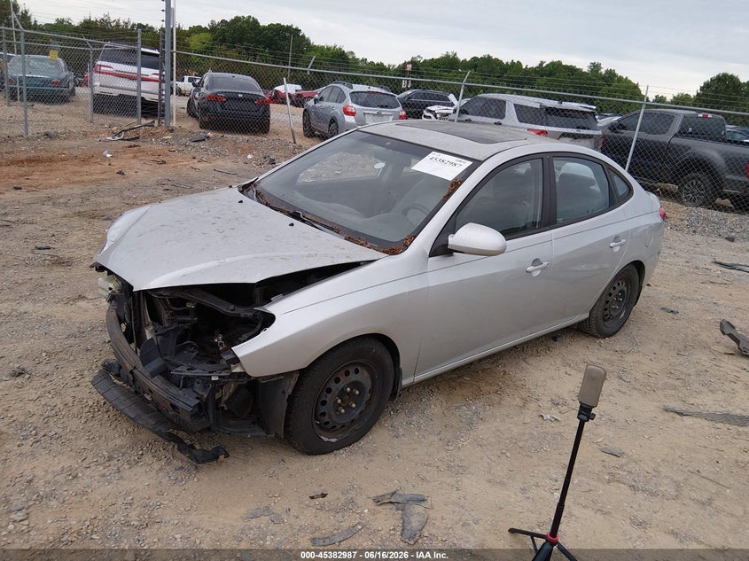 2008 Hyundai Elantra VIN KMHDU46D98U488663 IAAI salvage auction — FRONT END, Salvage (North Carolina), sold $375 on 2026-07-20 (photo 2)