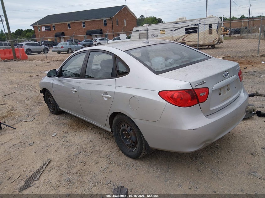 2008 Hyundai Elantra VIN KMHDU46D98U488663 IAAI salvage auction — FRONT END, Salvage (North Carolina), sold $375 on 2026-07-20 (photo 3)