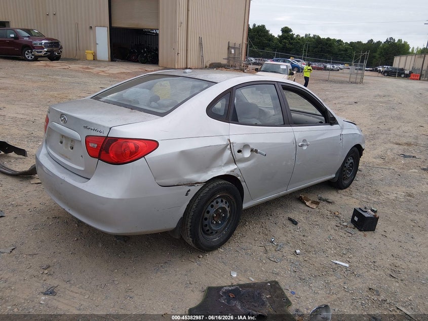 2008 Hyundai Elantra VIN KMHDU46D98U488663 IAAI salvage auction — FRONT END, Salvage (North Carolina), sold $375 on 2026-07-20 (photo 4)