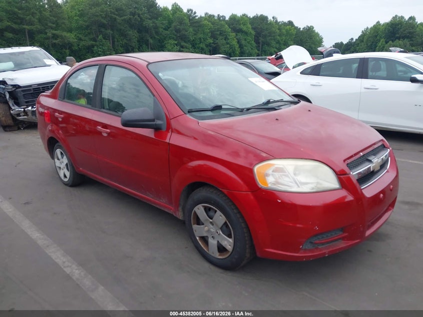 2011 Chevrolet Aveo VIN KL1TD5DE4BB149482 IAAI salvage auction — NORMAL WEAR, Clear (North Carolina), sold $250 on 2026-07-29 (photo 1)