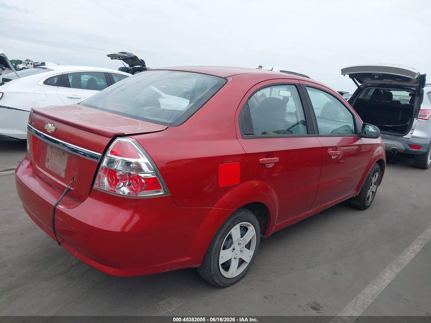 2011 Chevrolet Aveo VIN KL1TD5DE4BB149482 IAAI salvage auction — NORMAL WEAR, Clear (North Carolina), sold $250 on 2026-07-29 (photo 4)