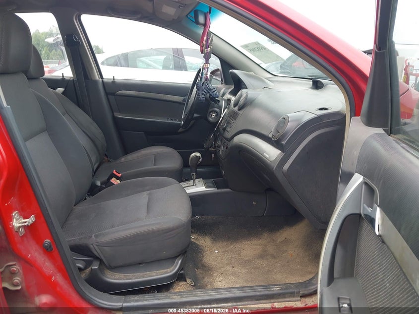 2011 Chevrolet Aveo VIN KL1TD5DE4BB149482 IAAI salvage auction — NORMAL WEAR, Clear (North Carolina), sold $250 on 2026-07-29 (photo 5)