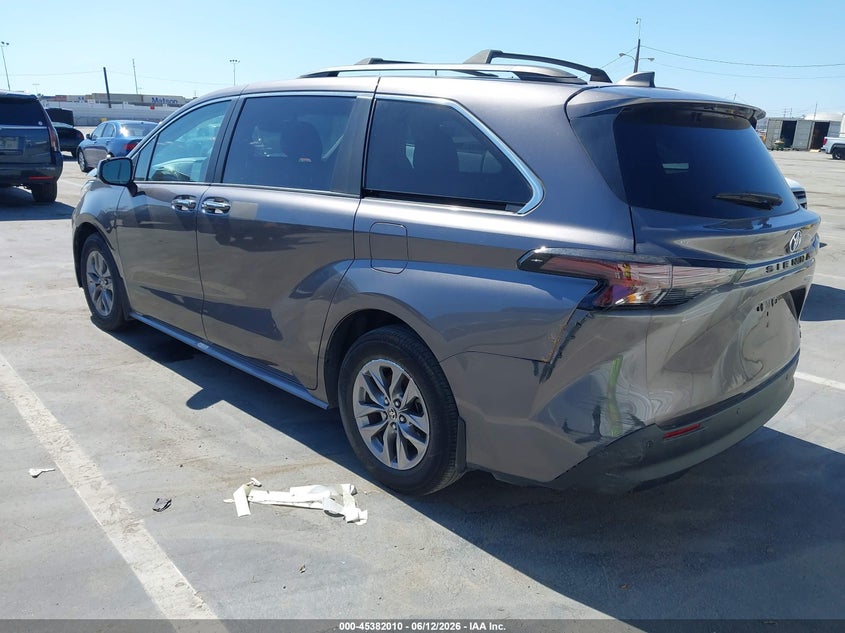 2023 Toyota Sienna VIN 5TDYRKEC0PS143710 IAAI salvage auction — FRONT END, Salvage (California), sold $12,300 on 2026-07-08 (photo 3)